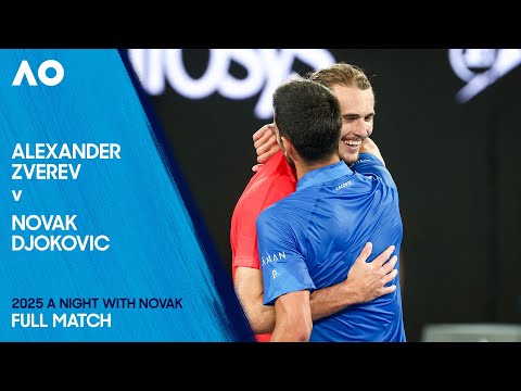 Alexander Zverev v Novak Djokovic Full Match | Australian Open 2025