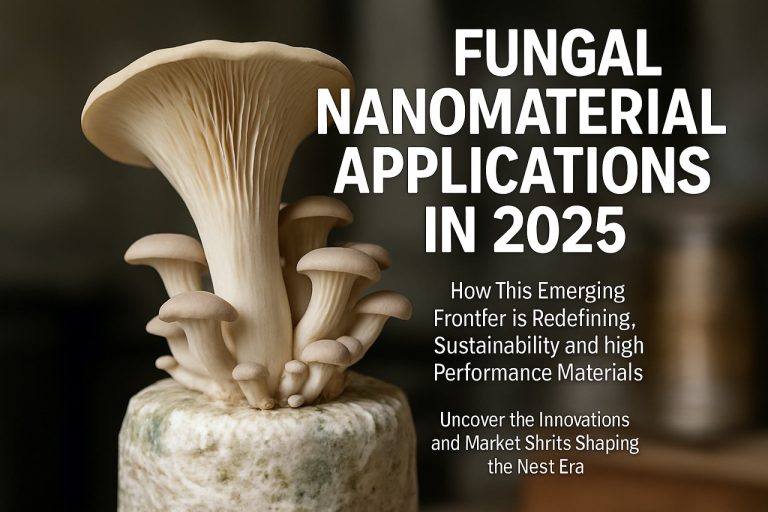 Aplicațiile nanomaterialelor fungice în 2025: Cum această frontieră emergentă redefinește sustenabilitatea și materialele cu performanțe ridicate. Descoperiți inovațiile și schimbările de piață care conturează următoarea eră.